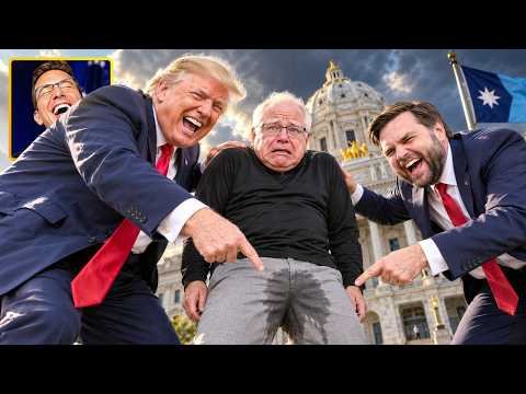 Tim Walz Just PISSED His Pants On Camera…Internet BRUTALLY Roasts, Career Over🤣