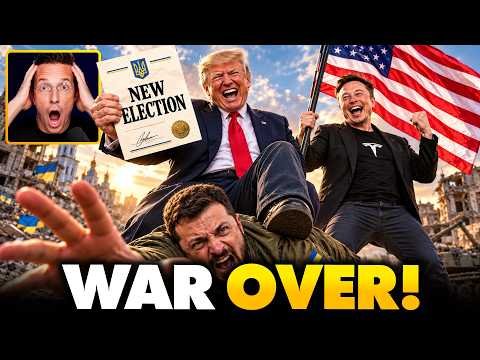 🚨VICTORY: Ceasefire Announced in Ukraine, Zelenskyy Will Hold Election…Elon, Trump Demand New Leader