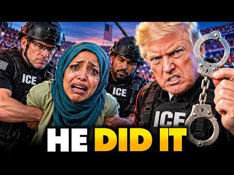 Trump Breaks Silence On Ilhan Omar Raid As Stadium ROARS: 'Deport!' What Trump Says Will TERRIFY Her