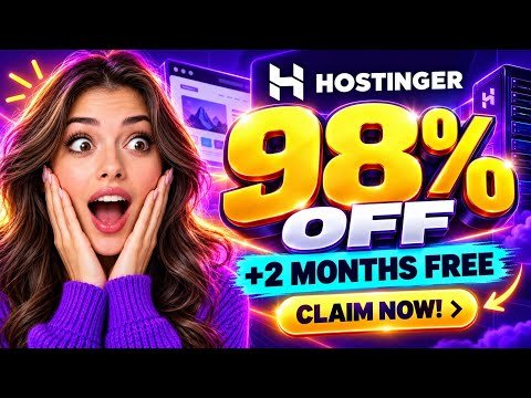 Hostinger Coupon Code 2026 ✅ Save More on Web Hosting | Extra 20 % Discount Applied at Checkout