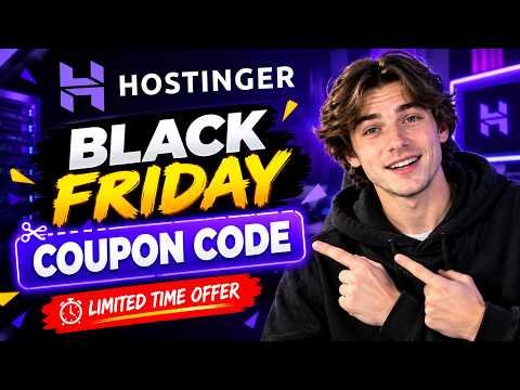 Hostinger Coupon Code 2026 🔥 Black Friday Sale | Limited Time Hosting Deal